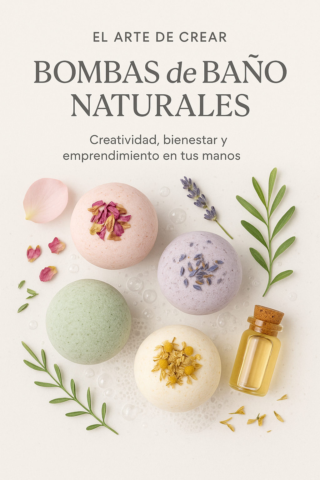 Ebook SALES DE BAÑO CON PROPÓSITO + Curso BOMBAS EFERVESCENTES + 11 Bonos de Regalo