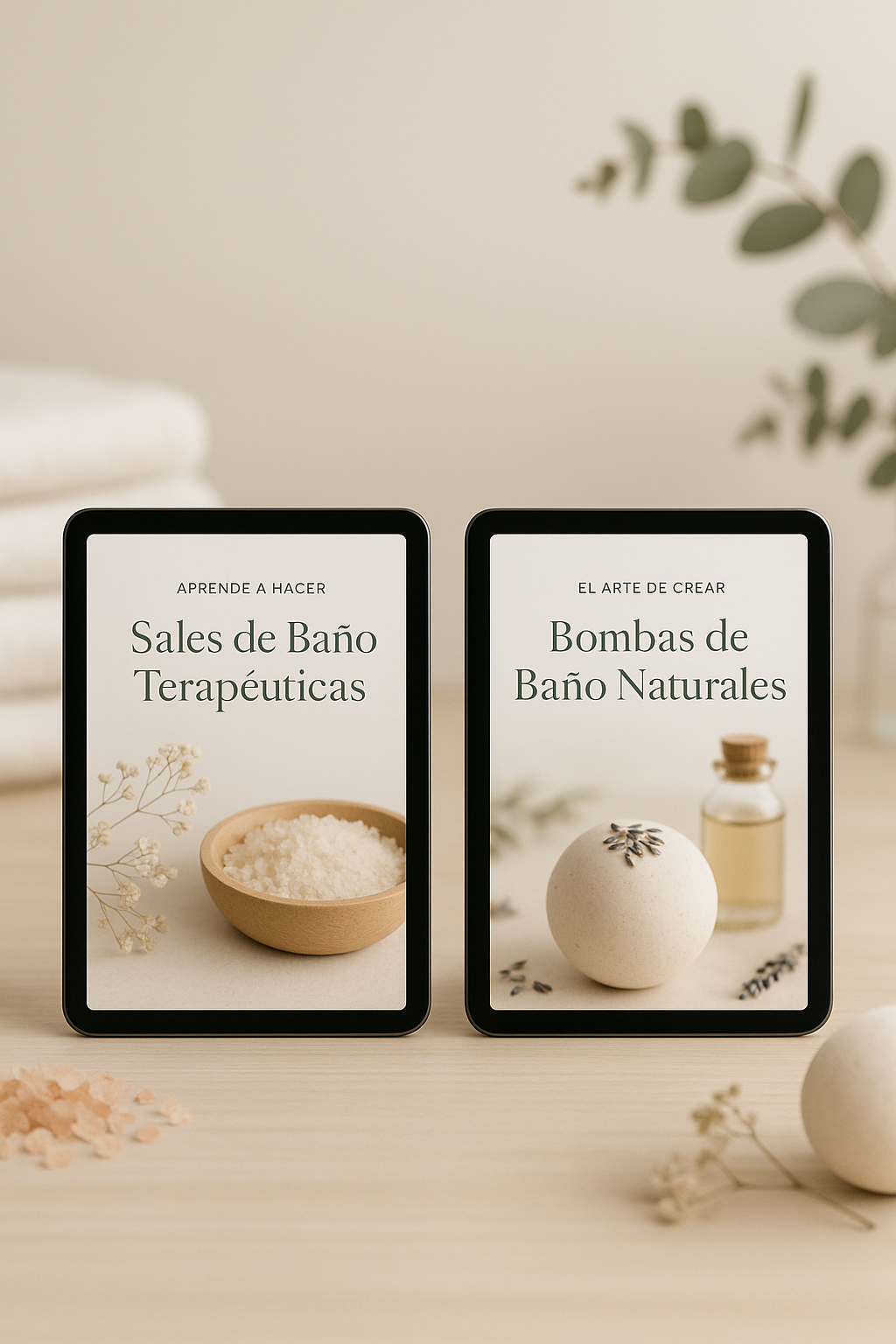 Ebook SALES DE BAÑO CON PROPÓSITO + Curso BOMBAS EFERVESCENTES + 11 Bonos de Regalo